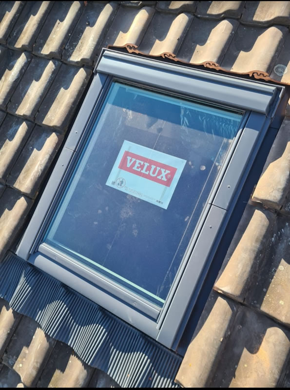 Pose de velux